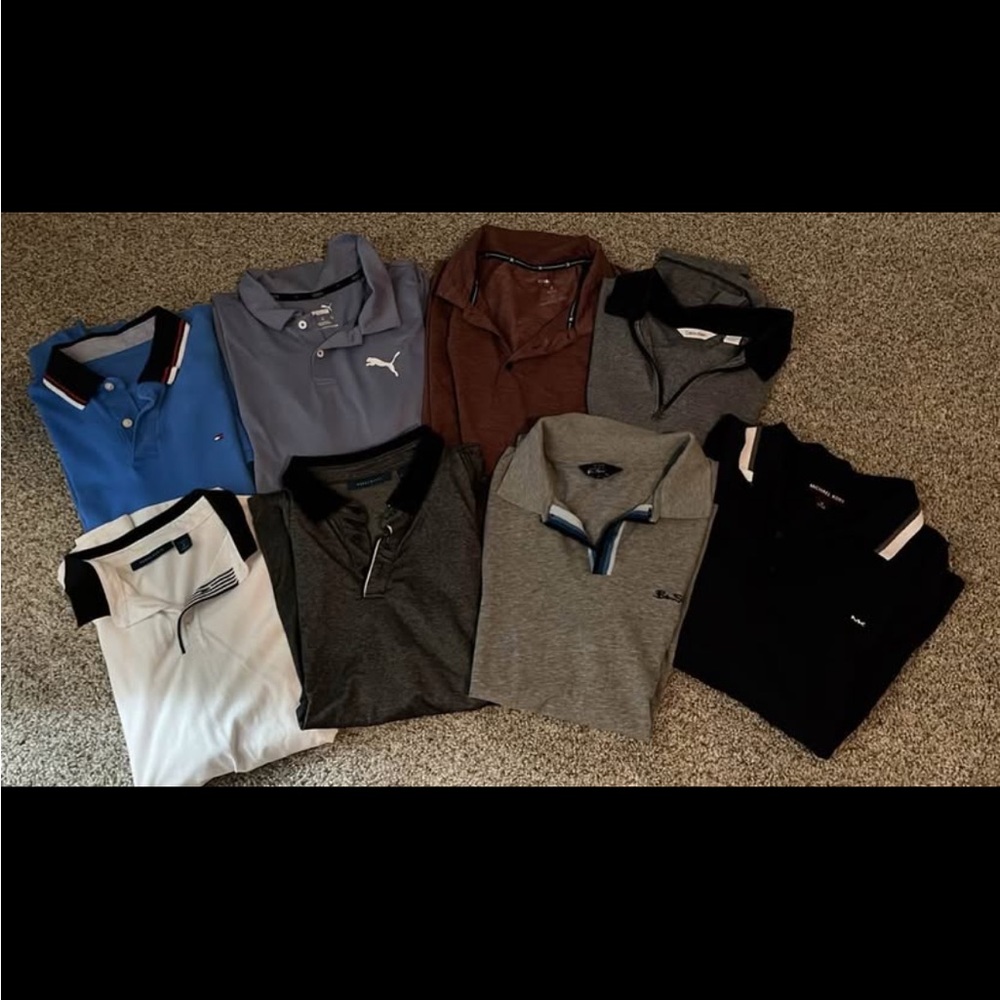 Men's Medium Polo Shirt Bundle